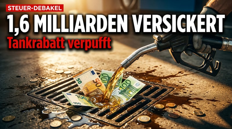 Tankrabatt-Debakel: 1,6 Milliarden versickert – und Berlin spielt wieder Improvisationstheater