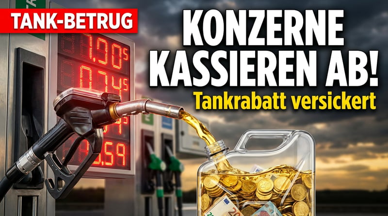 Tankrabatt-Farce: Mineralölkonzerne kassieren, Autofahrer schauen in die Röhre
