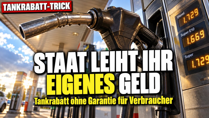 Tankrabatt-Trick: Warum der Staat Ihnen nur Ihr eigenes Geld leiht
