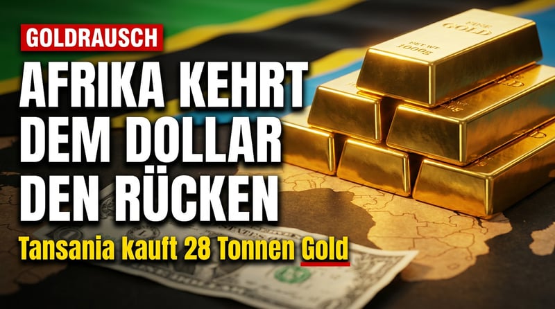Tansania rüstet auf: Wie afrikanische Zentralbanken dem Dollar den Rücken kehren – und auf Gold setzen