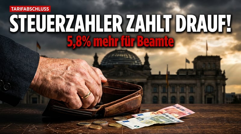 Tarifabschluss im öffentlichen Dienst: Der Steuerzahler darf wieder tiefer in die Tasche greifen