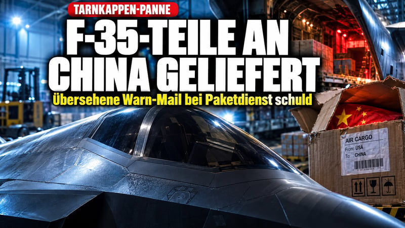 Tarnkappen-Debakel: Eine ungelesene Mail liefert China F-35-Bauteile
