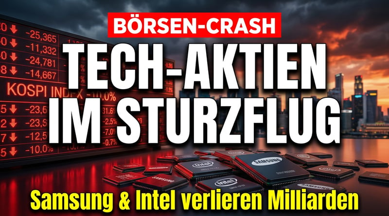 Tech-Crash erschüttert die Weltbörsen: Wenn die Magnificent Seven plötzlich zu Sorgenkindern werden