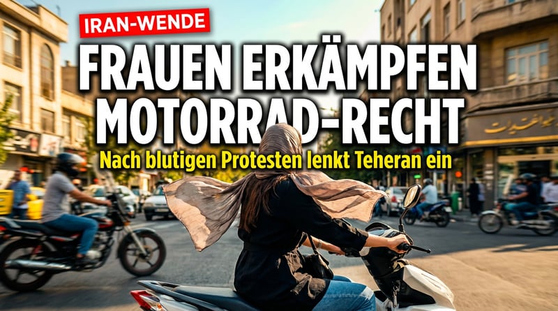 Teheran lenkt ein: Iranische Frauen erkämpfen sich das Recht auf Motorradfahren