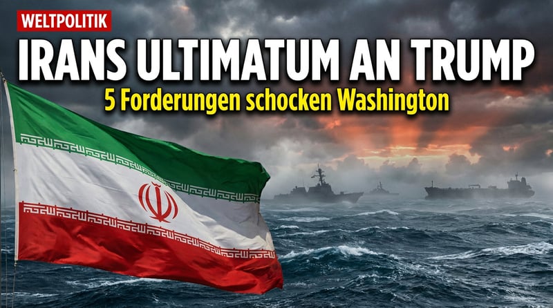 Teherans Forderungskatalog: Iran stellt Trump fünf Bedingungen – Washington reagiert empört
