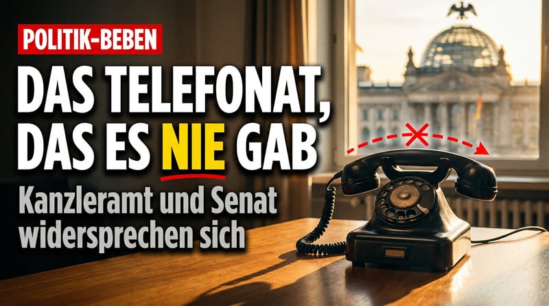 Telefonate, die es nie gab: Wie Kanzleramt und Berliner Senatskanzlei gemeinsam an einer Legende bastelten
