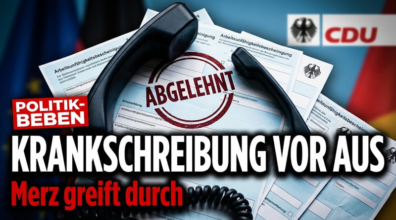 Telefonische Krankschreibung auf dem Prüfstand: Warken folgt Merz' Kritik am deutschen Krankenstand