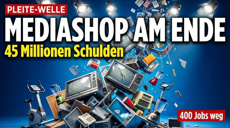 Teleshopping-Dinosaurier am Ende: Mediashop versinkt in 45 Millionen Euro Schulden