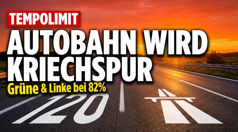 Tempolimit-Debatte: Wenn Grüne und Linke die Autobahn zur Kriechspur machen wollen