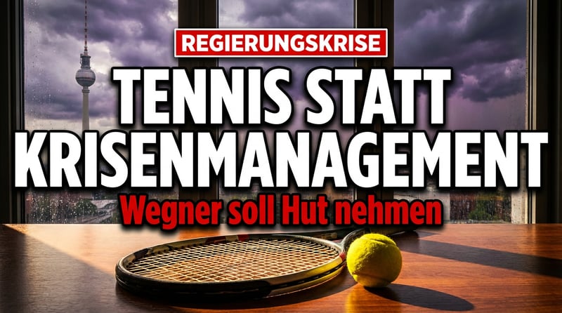 Tennis statt Krisenmanagement: Berliner Bürgermeister Wegner soll nach Stromausfall-Debakel seinen Hut nehmen