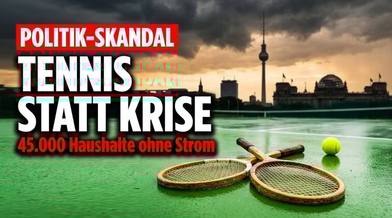 Tennispartie statt Krisenmanagement: Berlins Regierender Bürgermeister Wegner in der Kritik