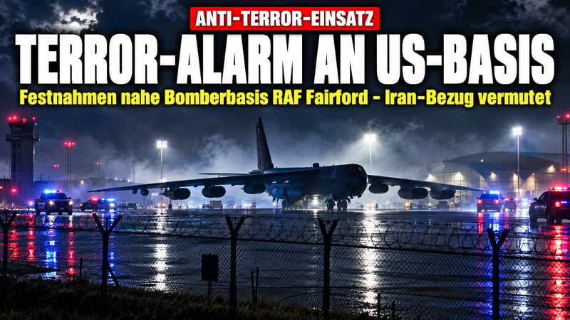 Terror-Alarm an US-Bomberbasis: Galt der Plan Amerikas Iran-Flotte?
