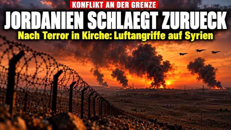 Terror in der Kirche, Bomben auf Syrien: Jordanien schlägt zurück!