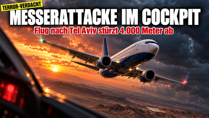 Terror-Verdacht im Cockpit: Messerattacke auf Flug nach Tel Aviv!