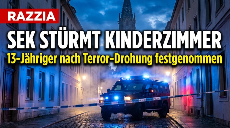 Terroralarm mitten in Zwickau: Wenn ein 13-Jähriger die Republik in Atem hält