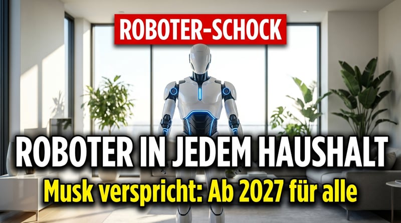 Tesla-Chef kündigt Roboter-Revolution an: Optimus soll ab Ende 2027 in jeden Haushalt einziehen