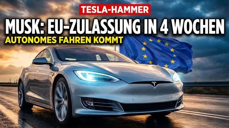 Tesla-Chef Musk rechnet mit baldiger EU-Zulassung für autonomes Fahren