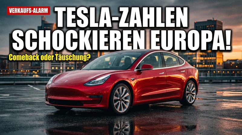 Tesla feiert Verkaufsboom in Europa – doch der Schein trügt