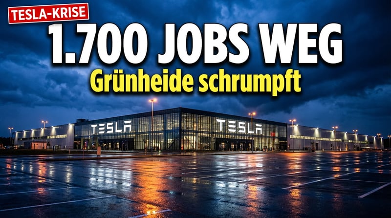 Tesla streicht 1.700 Stellen in Brandenburg: Gigafactory Grünheide im Schrumpfmodus