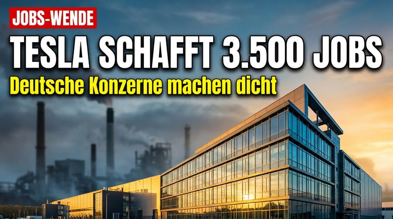 Tesla trotzt der deutschen Wirtschaftsmisere: 3.500 neue Jobs in Grünheide – während heimische Konzerne reihenweise dichtmachen