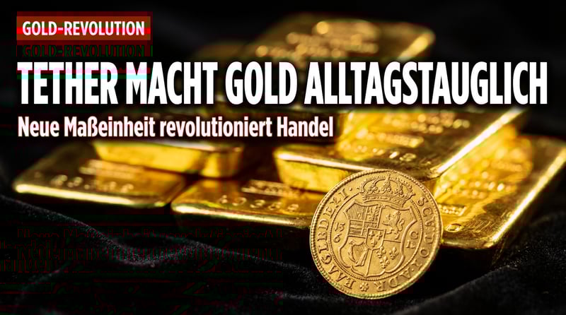 Tether revolutioniert den Goldmarkt: Mit dem „Scudo" soll das Edelmetall wieder alltagstauglich werden