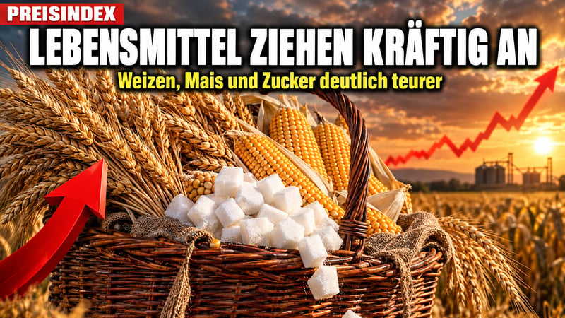 Teuerungs-Alarm im Brotkorb: Weizen, Mais und Zucker ziehen kräftig an!