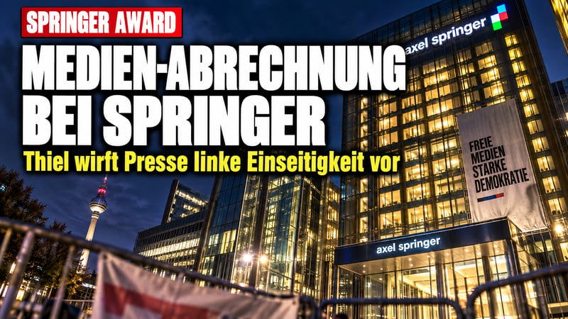 Thiel-Beben bei Springer: MilliardÀr rechnet mit den Medien ab!