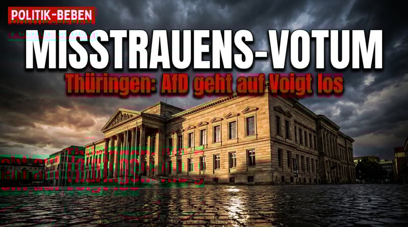 Thüringen: AfD bringt Misstrauensvotum gegen angeschlagenen Ministerpräsidenten Voigt auf den Weg