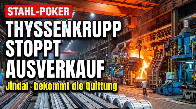 Thyssenkrupp und der Jindal-Poker: Warum López beim Stahl auf Zeit spielt