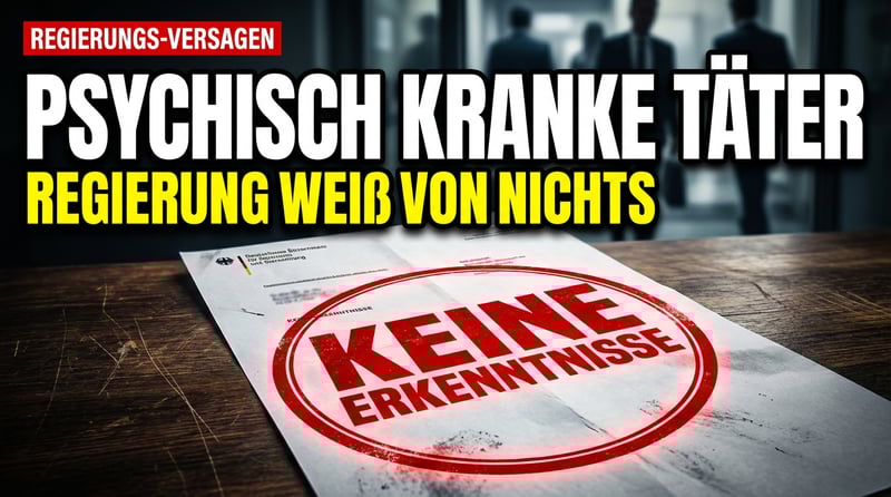 Tickende Zeitbomben: Regierung tappt bei psychisch kranken Straftätern unter Asylbewerbern völlig im Dunkeln