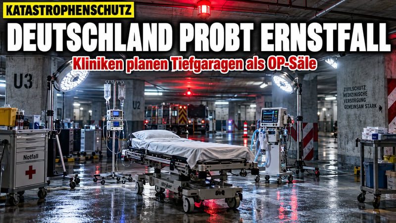 Tiefgaragen-OP und Triage beim Hausarzt: Deutschland probt den Ernstfall
