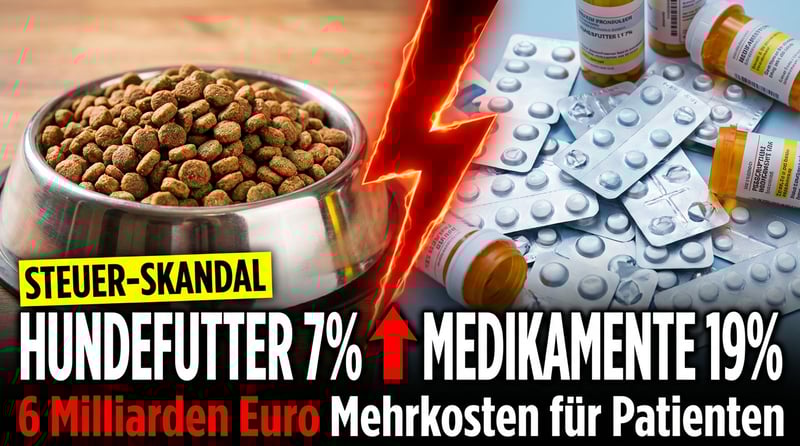 Tierfutter wichtiger als Medikamente: GKV-Chef entlarvt die grotesken Prioritäten deutscher Gesundheitspolitik