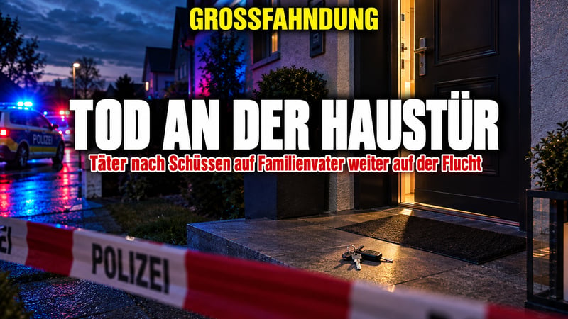 Tod an der Haustür: Unbekannter erschießt 43-Jährigen in Dingolfing!
