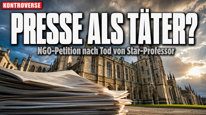Tod eines Star-Professors: NGO erklärt jetzt die Presse zum Täter