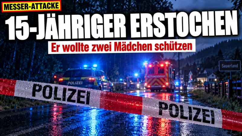 Tod nach Zivilcourage: 15-Jähriger im Sauerland erstochen!