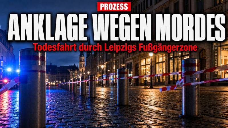 Todesfahrt von Leipzig: Anklage wegen zweifachen Mordes erhoben