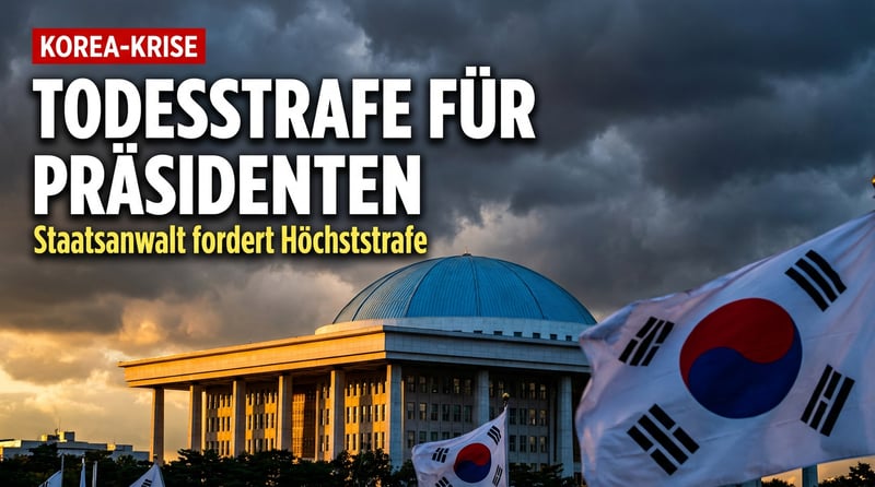 Todesstrafe für Südkoreas gestürzten Präsidenten: Staatsanwaltschaft macht kurzen Prozess