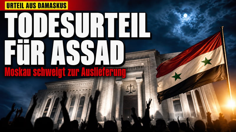 Todesurteil für Assad: Damaskus rechnet ab – doch Moskau schweigt