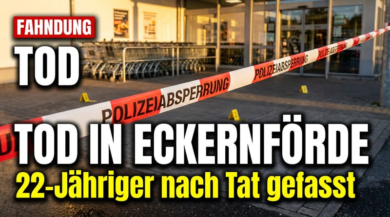 Tödliche Gewalt in Eckernförde: 22-jähriger Türke nach Mord an Jugendlichem in Haft