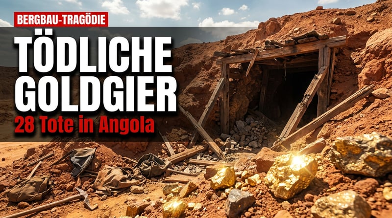 Tödliche Goldgier in Angola: 28 Tote bei Einsturz einer illegalen Mine – ganze Familie ausgelöscht