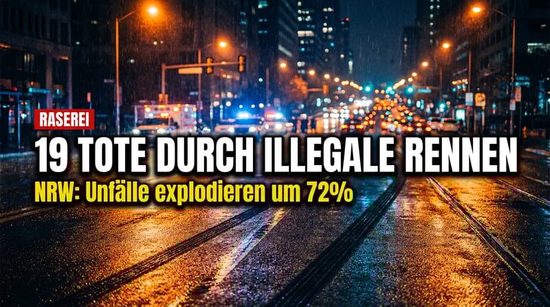 Tödliche Raserei: Illegale Autorennen nehmen in Deutschland dramatisch zu