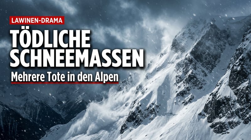 Tödliche Schneemassen: Lawinenkatastrophe fordert mehrere Menschenleben in den französischen Alpen
