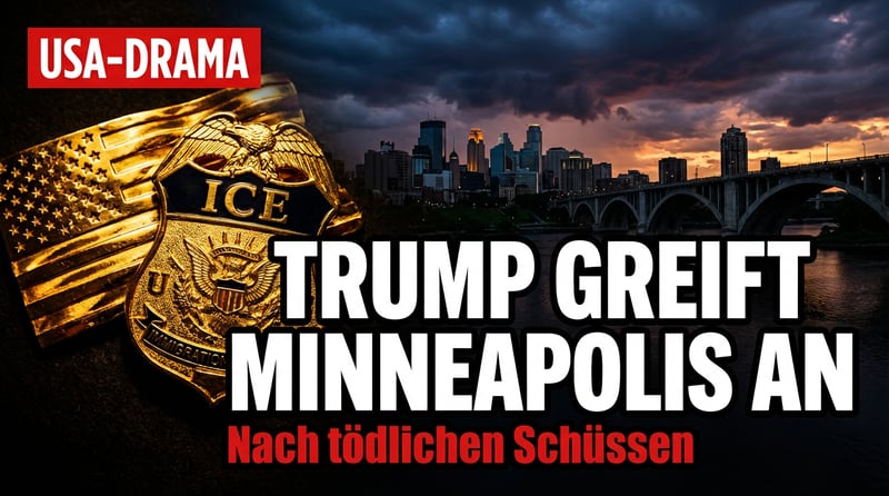 Tödliche Schüsse in Minneapolis: Trump nutzt Tragödie für Frontalangriff auf demokratische Politiker