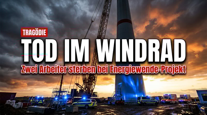 Tödlicher Arbeitsunfall im Windrad: Zwei junge Männer bezahlen die Energiewende mit ihrem Leben