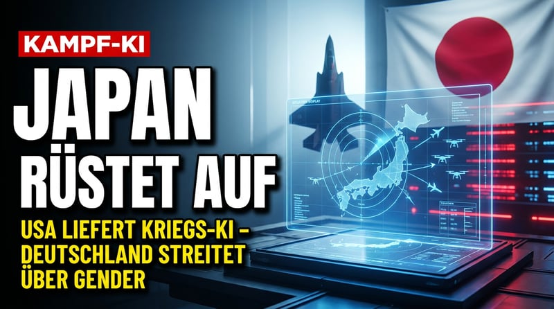 Tokio rüstet digital auf: Japans Armee holt sich Kampf-KI aus Amerika – und Deutschland debattiert über Genderleitfäden
