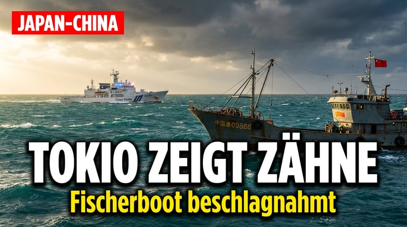 Tokio zeigt Zähne: Japan beschlagnahmt chinesisches Fischerboot vor Nagasaki