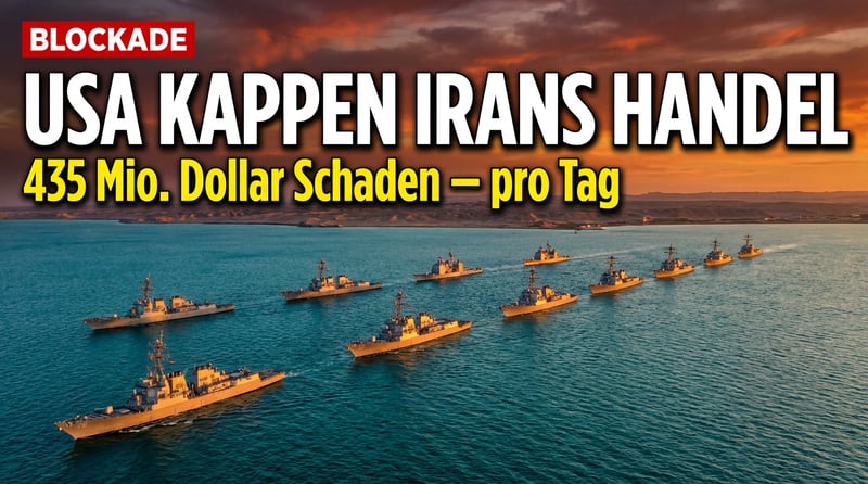 Totale Seeblockade: USA schneiden Iran vom Welthandel ab – Ölpreis auf Messers Schneide