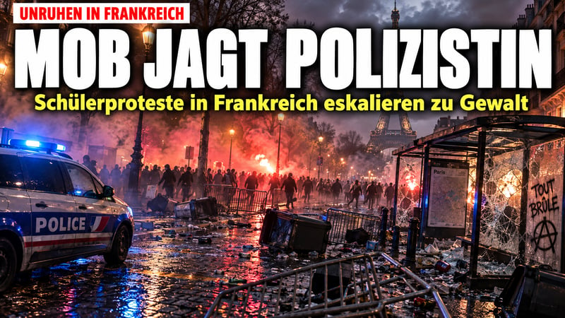 „Tötet sie!“: Mob hetzt junge Polizistin durch Paris