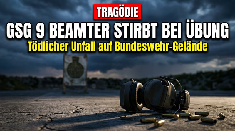 Tragödie auf dem Übungsplatz: Elite-Polizist der GSG 9 stirbt bei Schießtraining