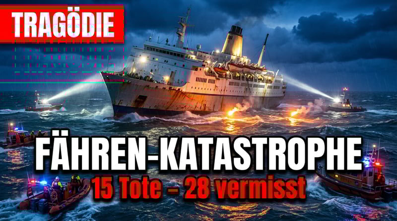 Tragödie auf den Philippinen: Fähre sinkt in der Nacht – Dutzende Menschen vermisst